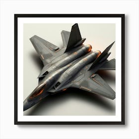 F-22 Fighter Jet 2 Art Print