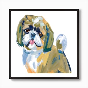 Shih Tzu 01 Art Print