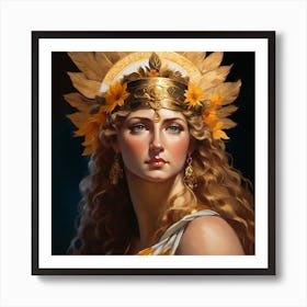 Greek Goddess 31 Art Print