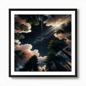 Sky And Clouds Art Print