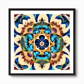 Abstract Mandala 24 Art Print