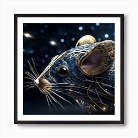 Space Mouse Art Print