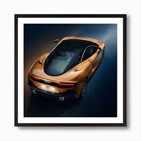 Car with Dark bacground Art Print