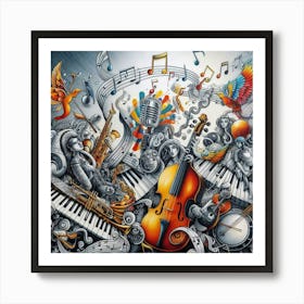 Music Jigsaw Puzzle 1 Art Print