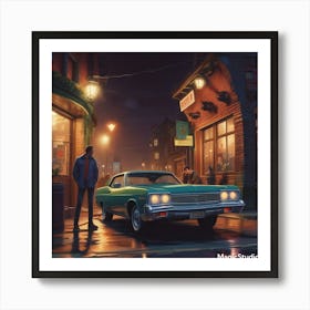 Night In The City Art Print