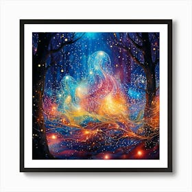 Firefly Shimmering Phantom Lights In Dreamlike Vibrations 91309 Affiche