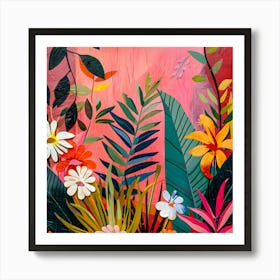 Garden of Vibrant Dreams Art Print