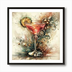 Martini 2 Art Print