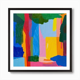 Abstract Park Collection Forest Park Portland 5 Art Print