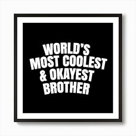 Brother Art Print