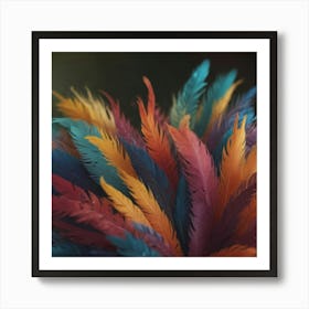 Feathers Stock Videos & Royalty-Free Footage Art Print