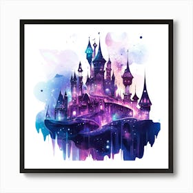 Disney Castle 4 Art Print