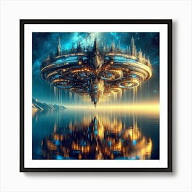 Spaceship 19 Art Print