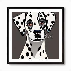 Cute Dalmatian Art Print