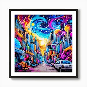 Street Art Art Print