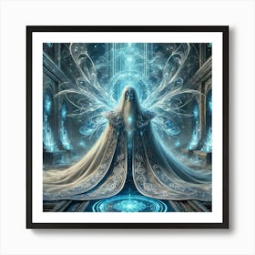 A High Tech, Sci Fi Depiction Of The Deep Tide Ora Art Print