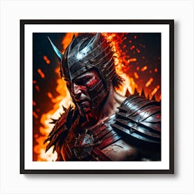 Warrior_92511364 Art Print