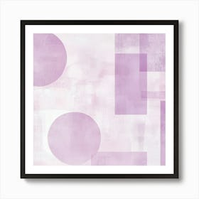 Abstract Lilac 1 Poster