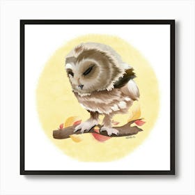 Owl/Chouette Art Print