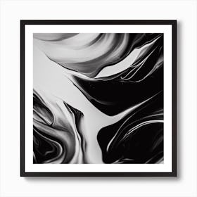 canvas digit b and w Art Print