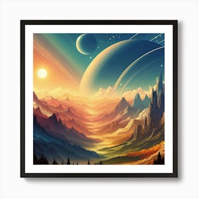 A Fantastical Land 4 Art Print