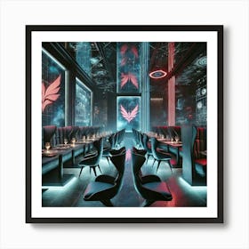 Restaurant Ambiance Dim Lighting Art Print