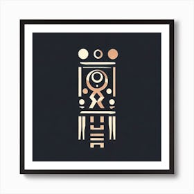 Nsibidi uwa Art Print