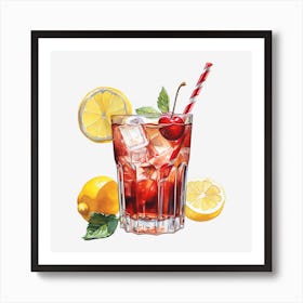 Cherry Lemonade 2 Art Print