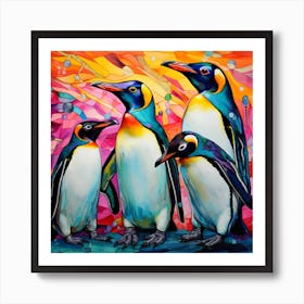 Penguin Family Art Print