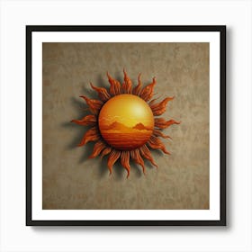 Sun Wall Art Art Print