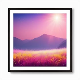 A Colorful Nature X4 Fast Art Print