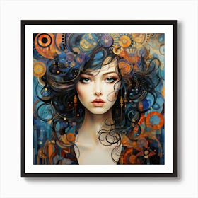 Beautiful Women Series 1 Art Print