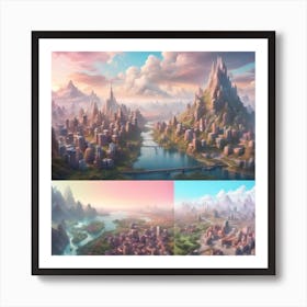 Cityscape 1 Art Print