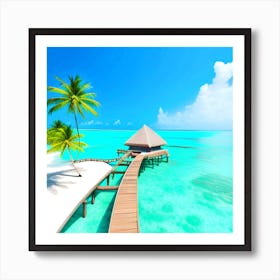 Tropical Island 5 Art Print