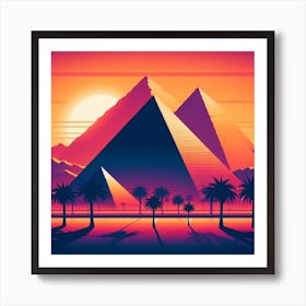 Egyptian Sunset Art Print