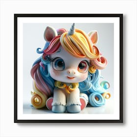 Radiant Unicorn Art Print