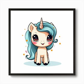 Cute Unicorn 514 Art Print