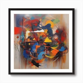 Abstract Artists Paintings 2 Art Print