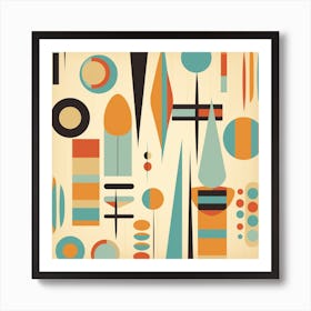 Abstract Geometric Pattern 28 Art Print