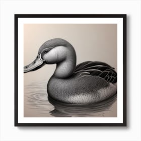 Yellow billed duck Art Print