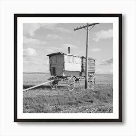 Old School Bus, Williams County, North Dakota By Russell Lee Art Print