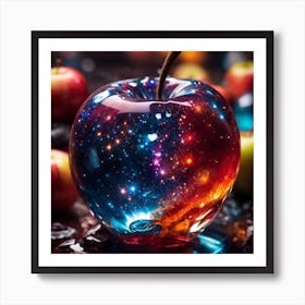 Galaxy Apple Poster