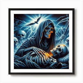 Skeletons 1 Art Print