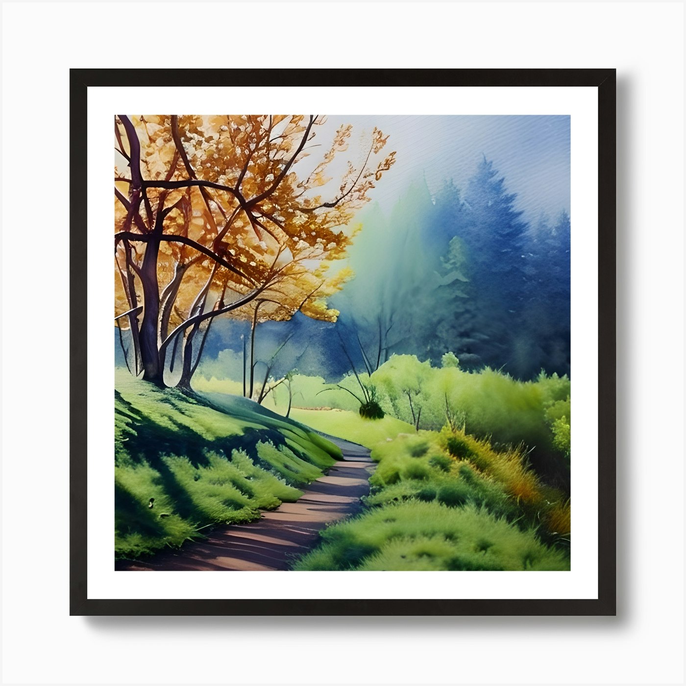 Treeline Art Print