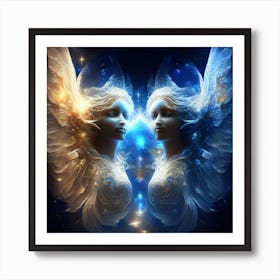 Angels Art Print