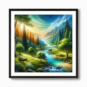 Inspire Relaxed Spaces Using Landscapes Art Print