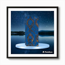 Blue Sky At Night Art Print