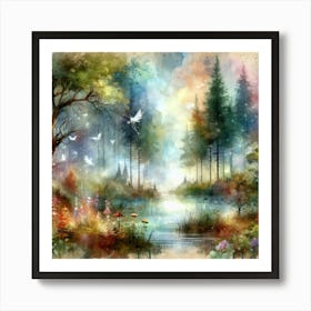 Fairy Forest 9 Art Print