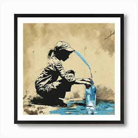 Water Art Print