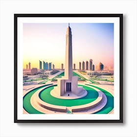 Kuwait City 4 Art Print